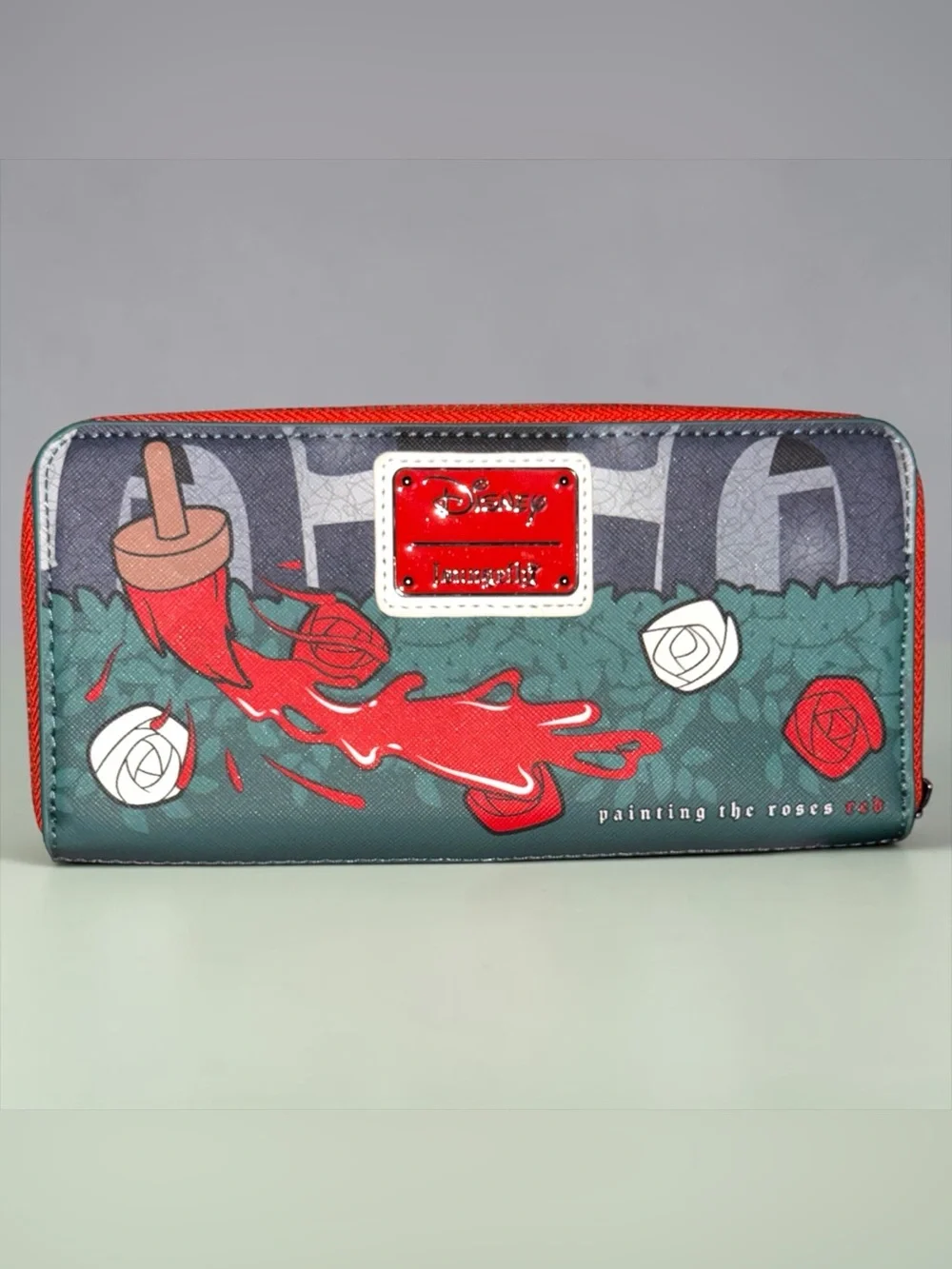 Loungefly Disney Alice in Wonderland Queen of Hearts Zip Wallet